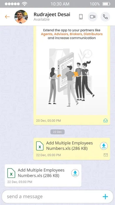 Zrzuty ekranu WorkApps